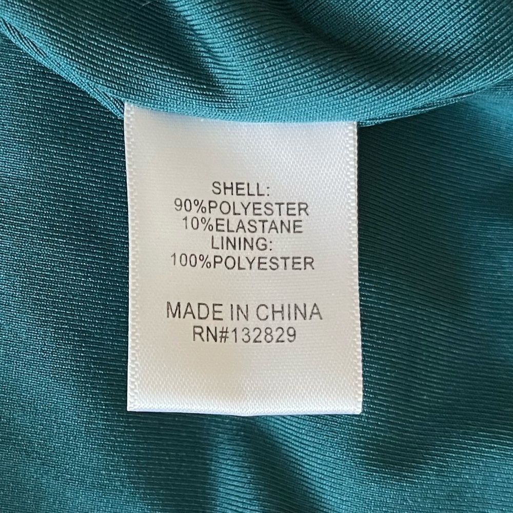 LOVERS + FRIENDS | Andie Ruched Velvet Fabric Mini Dress in Deep Teal | Size S - Picture 10 of 11